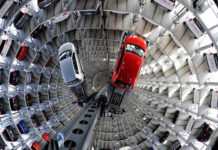 Самая быстрая автоматизированная парковка Volkswagen’s Autostadt